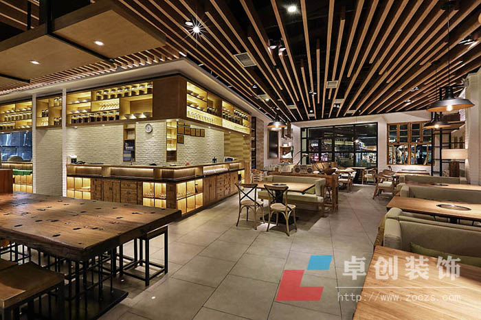 餐飲店面裝修設(shè)計圖片、餐飲店裝修效果圖、餐飲店裝修案例