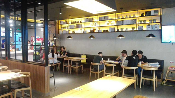 餐飲店面裝修設(shè)計圖片、餐飲店裝修效果圖、餐飲店裝修案例
